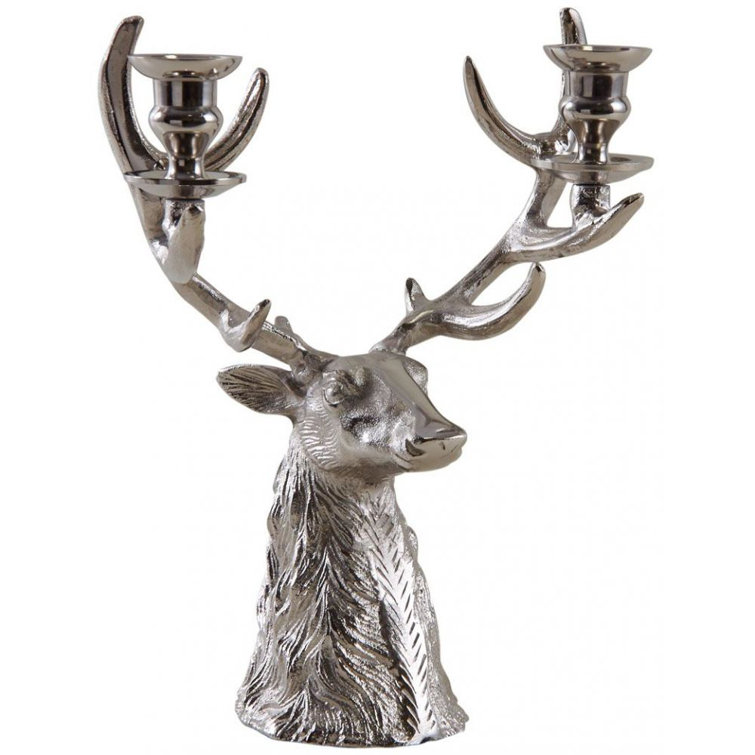 Union Rustic 34Cm Aluminum Fireplace Candelabra Wayfair.co.uk